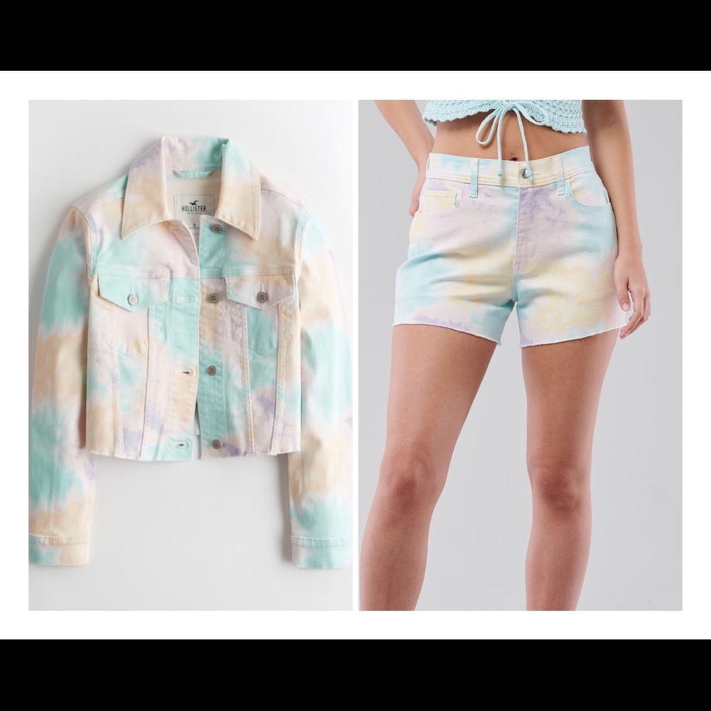 Hollister Tie Dye Denim Outfit